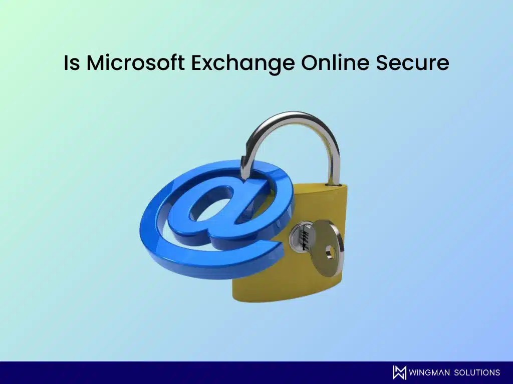 is exchange online secure
